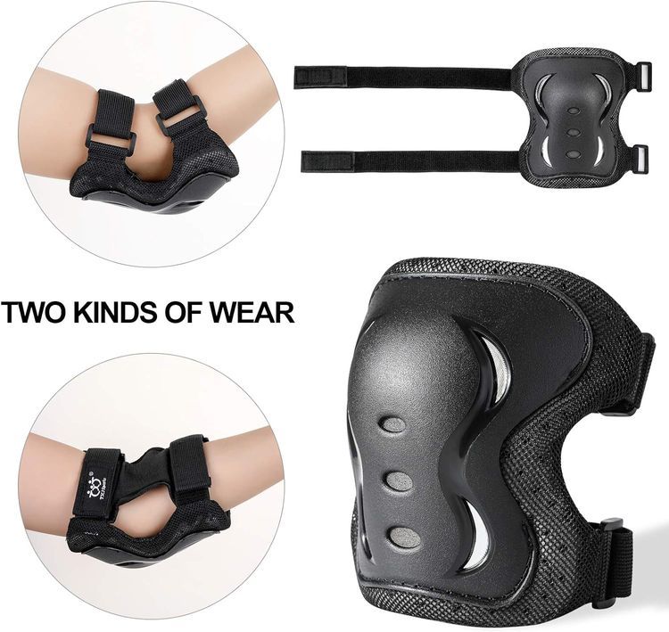 No. 10 - Kids/Youth/Adult Knee Pads Elbow Pads with Wrist Guards Protective Gear Set - 4