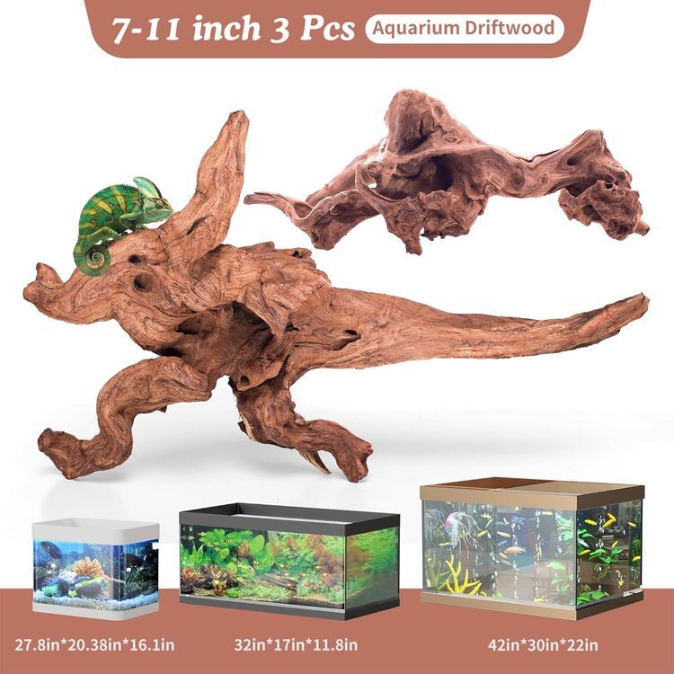 No. 3 - Hiwzitar Natural Coral Driftwood for Aquarium Decor - 2