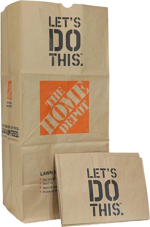 No. 6 - THE HOME DEPOT Heavy Duty Brown Paper 30 Gallon Lawn and Refuse Bags - 1