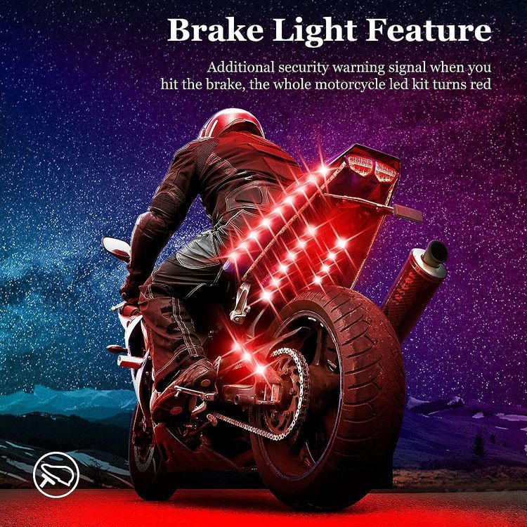 No. 6 - icicar Motorcycle LED Underglow Kit - 4