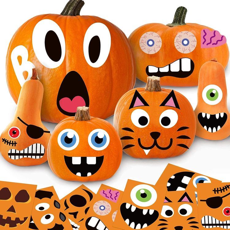 No. 2 - Pumpkin Decorating Stickers - 1