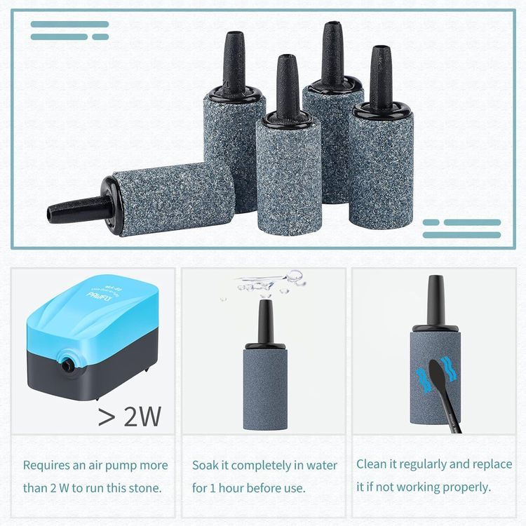 No. 4 - Pawfly Aquarium Air Stone Cylinders - 5