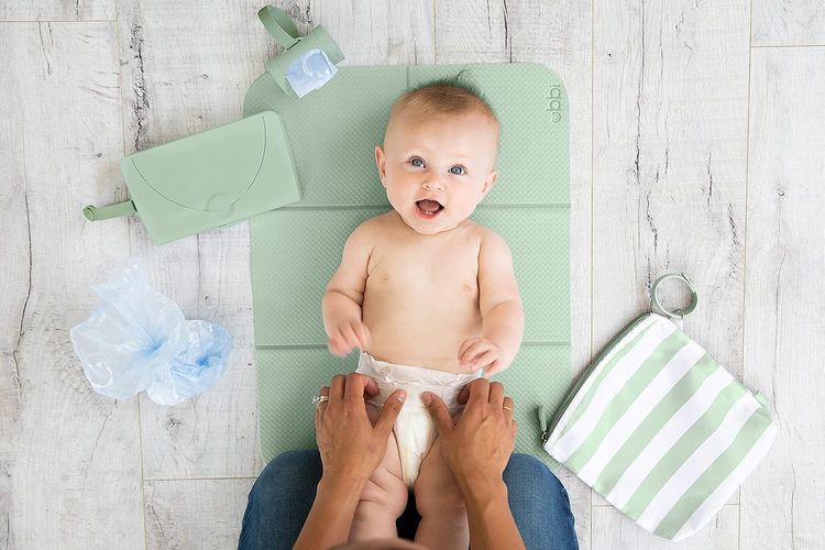 No. 3 - Ubbi On-The-Go Diaper Changing Baby Mat - 3