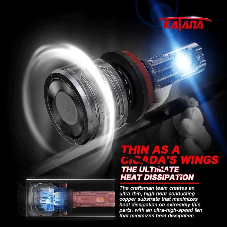 No. 3 - KATANA H11 LED Headlight Bulbs - 5