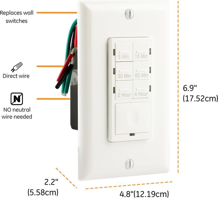 No. 7 - GE In-Wall Push-Button Countdown Timer - 4