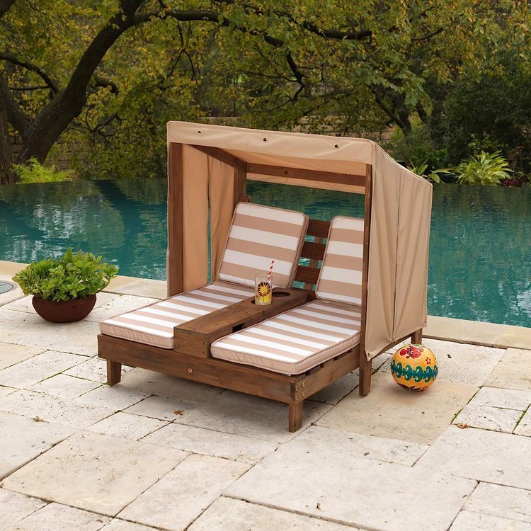 No. 3 - KidKraft Double Chaise Lounge - 4