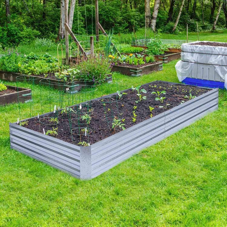 No. 2 - FOYUEE Galvanized Raised Garden Beds - 5