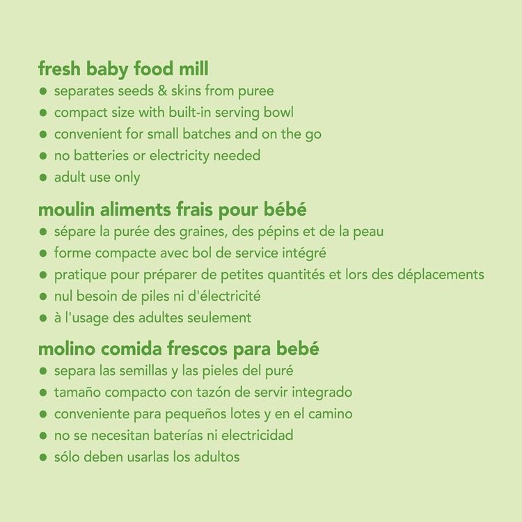 No. 10 - Green Sprouts Baby Food Mill - 5