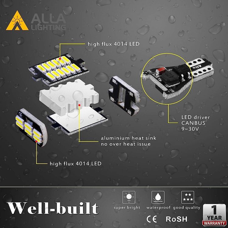 No. 2 - Alla Lighting LED Back Up Light Bulbs - 4