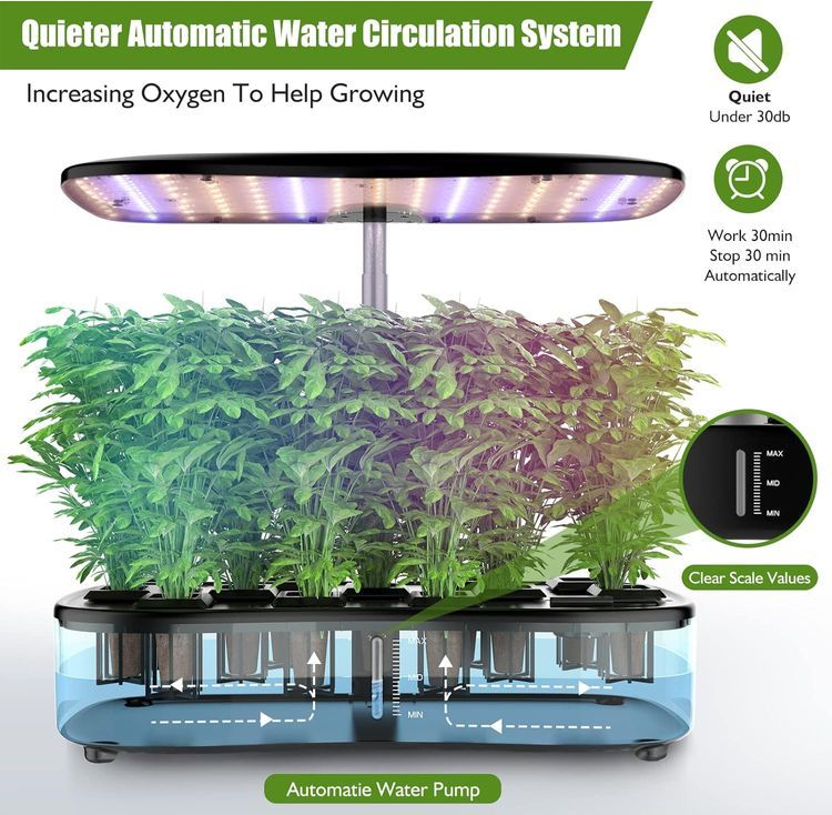 No. 8 - KICHGARDEN Large Tank Hydroponics Growing System - 5