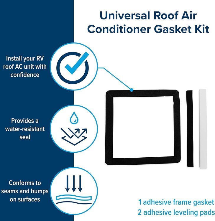 No. 1 - Camco RV Roof AC Gasket Kit - 2