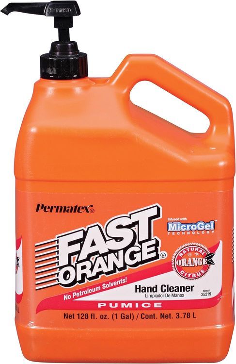 No. 6 - Permatex 25219 Fast Orange Pumice Lotion Hand Cleaner - 1