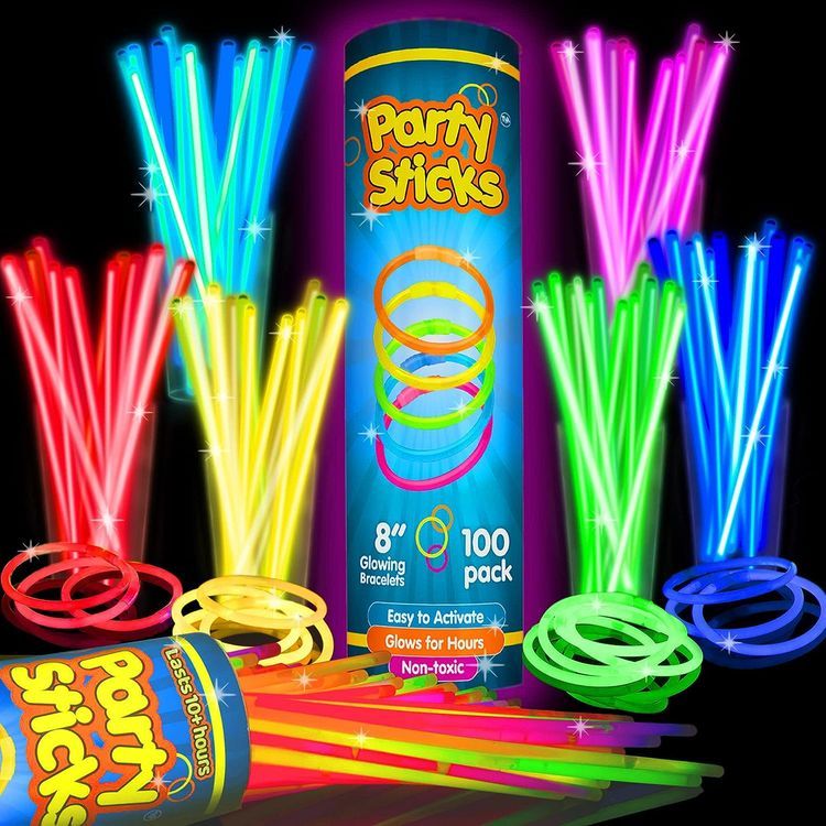 No. 1 - Glow Sticks Bulk Party Favors 100pk - 1