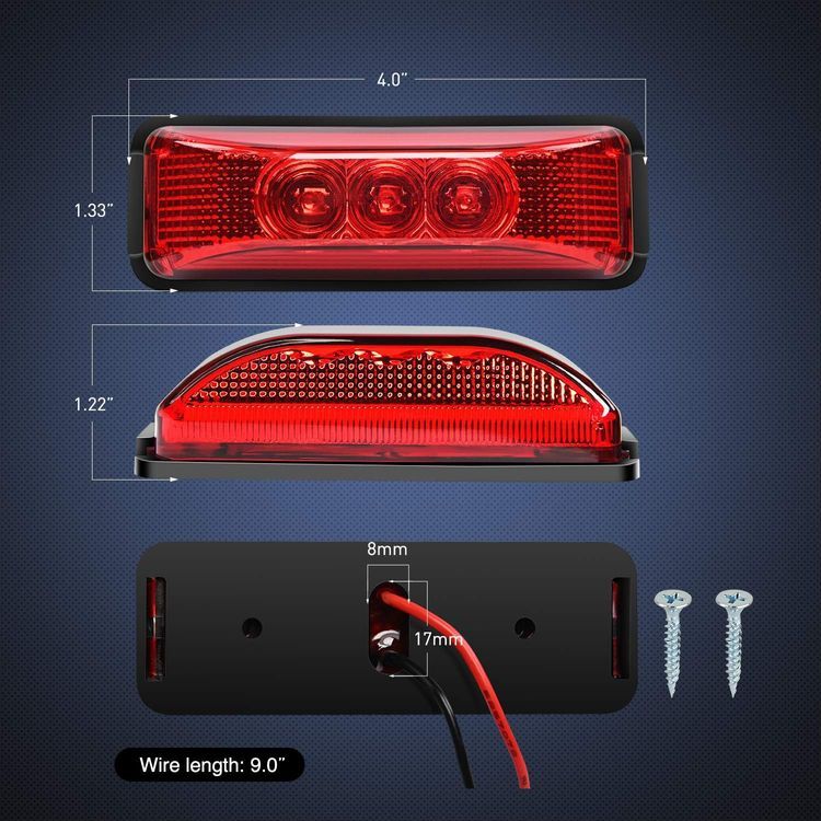 No. 7 - Nilight TL-33 LED Marker Light - 4