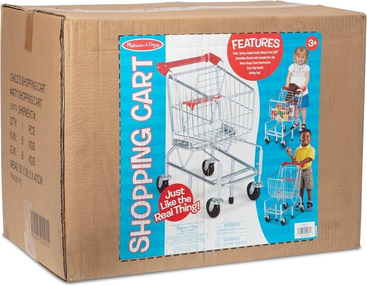 No. 1 - Melissa & Doug Toy Shopping Cart - 5