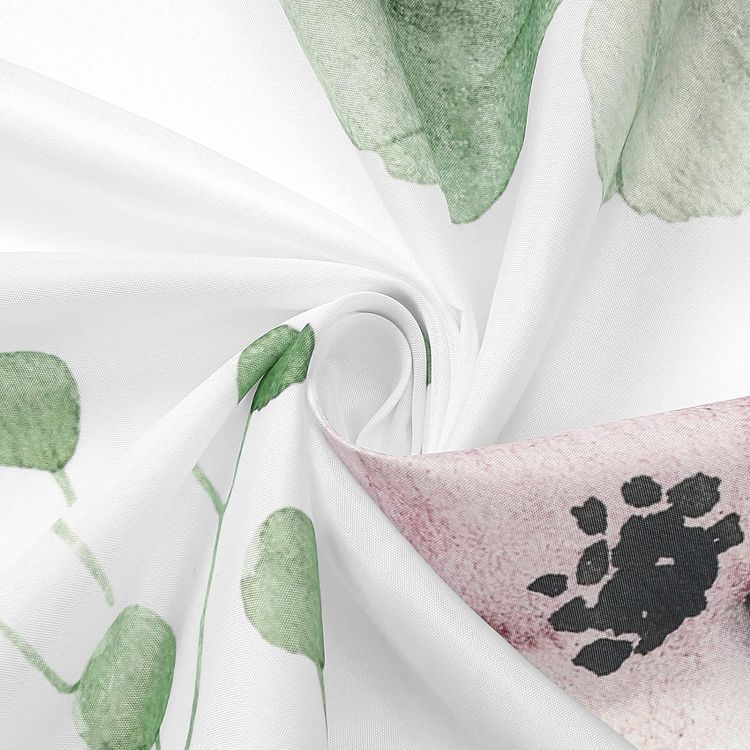 No. 9 - Gibelle Watercolor Floral Shower Curtain - 5