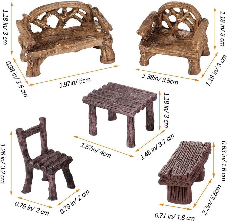 No. 2 - Skylety Miniature Garden Furniture - 2