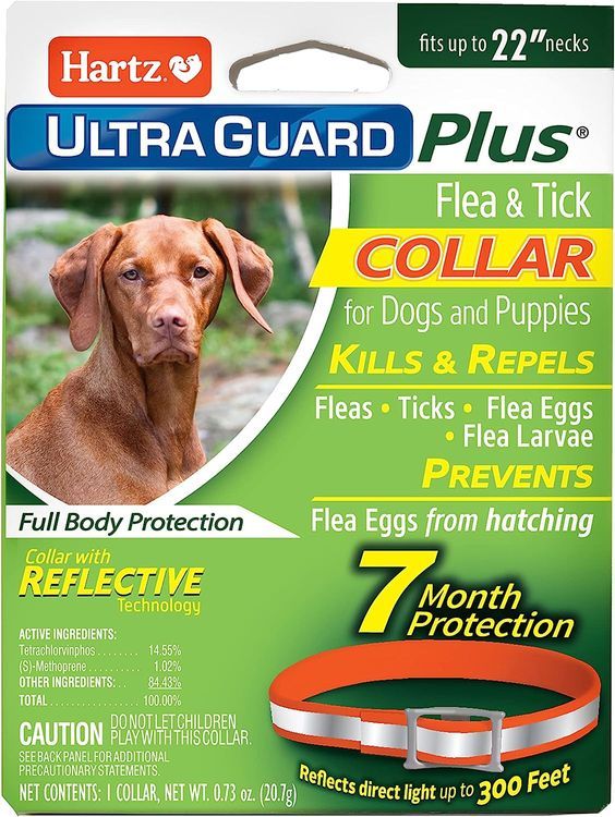 No. 8 - Hartz UltraGuard Plus Reflective Orange Collar - 1