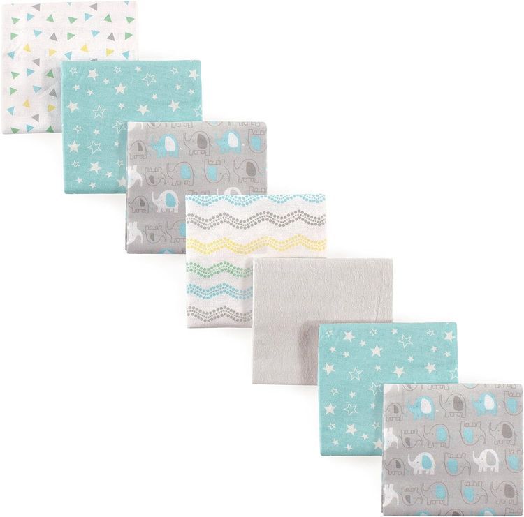 No. 1 - Luvable Friends Unisex Baby Cotton Flannel Receiving Blankets - 1