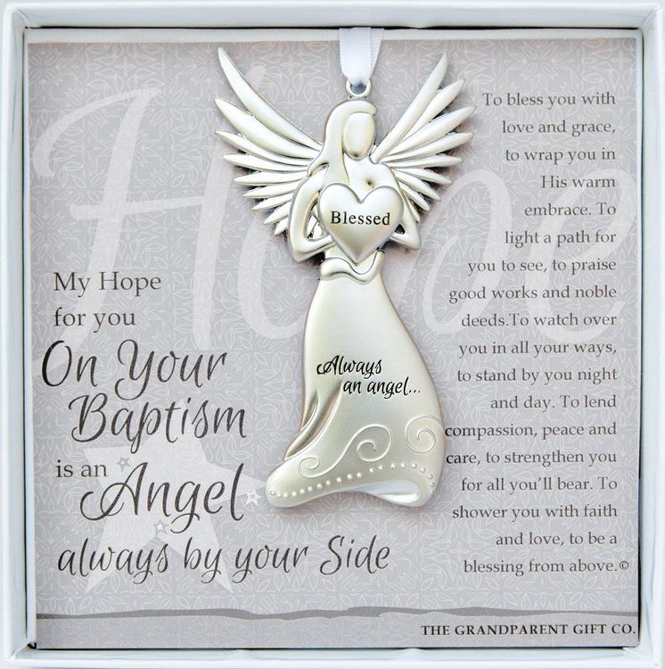 No. 6 - Baptism Angel Medallion - 1