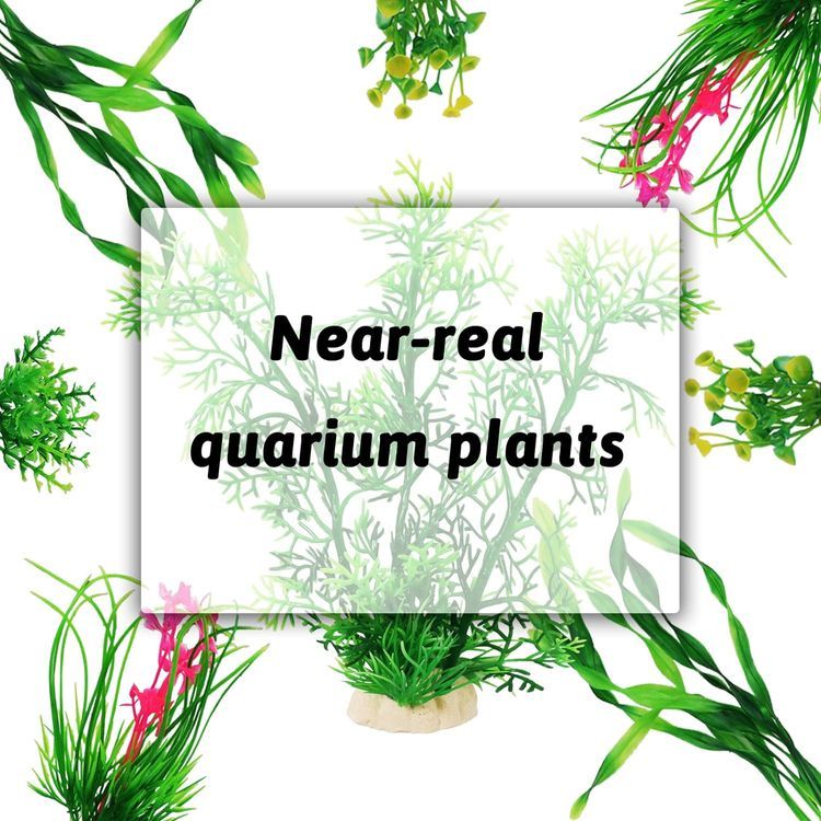 No. 8 - PietyPet Aquarium Decor Plastic Plants - 4