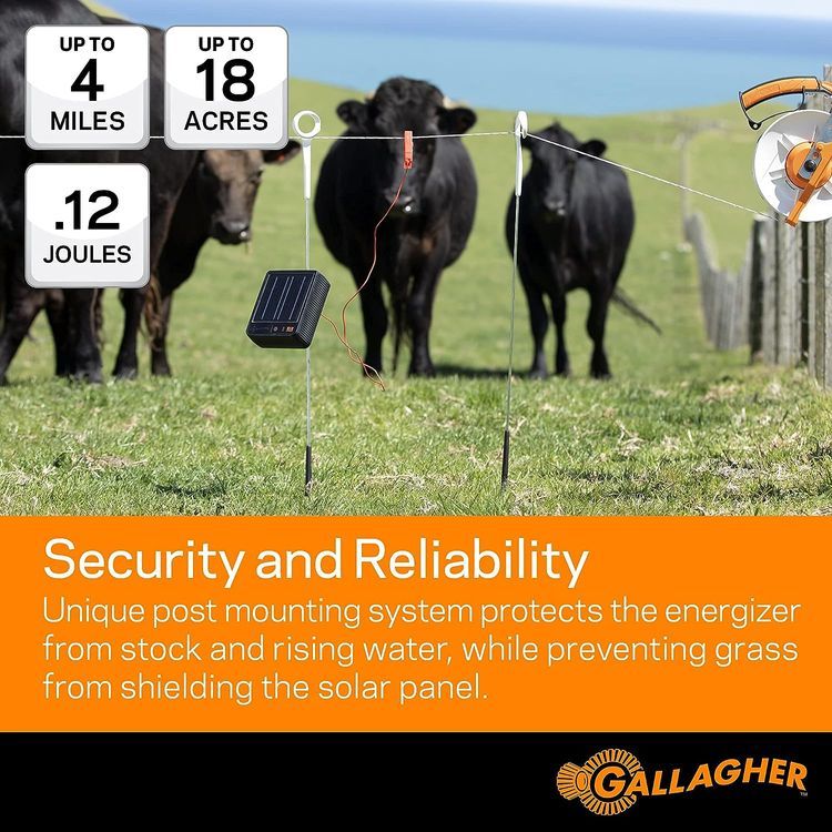 No. 6 - Gallagher S12 Solar Electric Fence Charger - 3