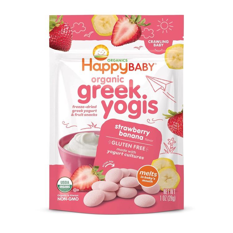 No. 10 - Happy Family Greek Yogis Strawberry Banana - 1