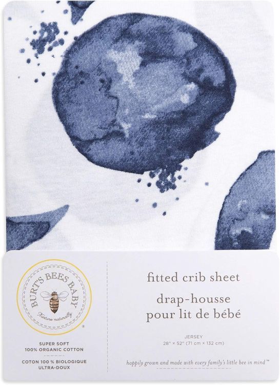 No. 5 - Burt's Bees Baby Fitted Crib Sheet - 2