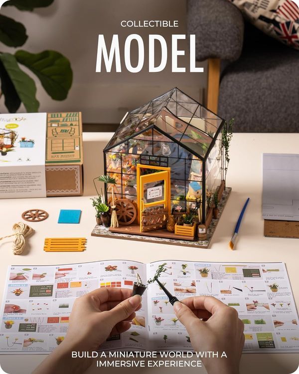 No. 5 - Rolife DIY Miniature House Kit Greenhouse - 4