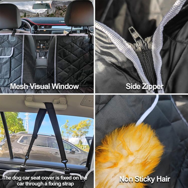 No. 8 - AULDEY Dog Car Seat Cover - 5