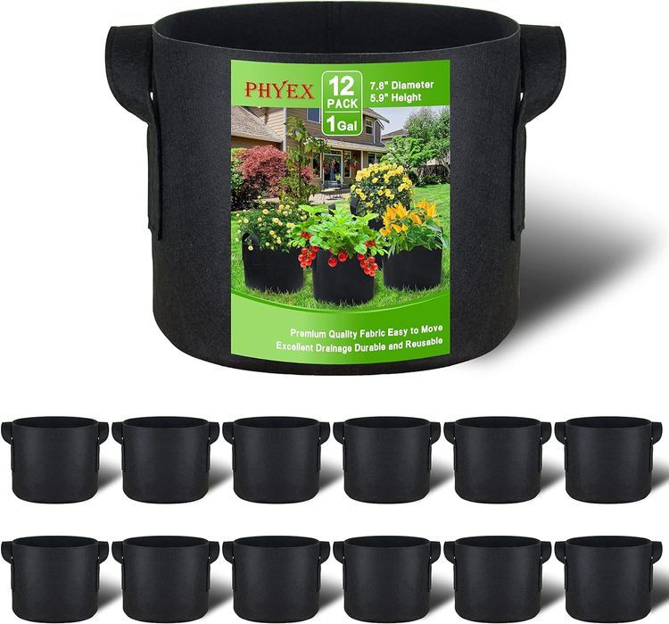 No. 4 - PHYEX 1 Gallon Fabric Grow Bags - 1