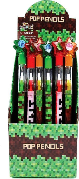 No. 3 - TINYMILLS Pixel Party Mine Crafter Push Pencils - 2