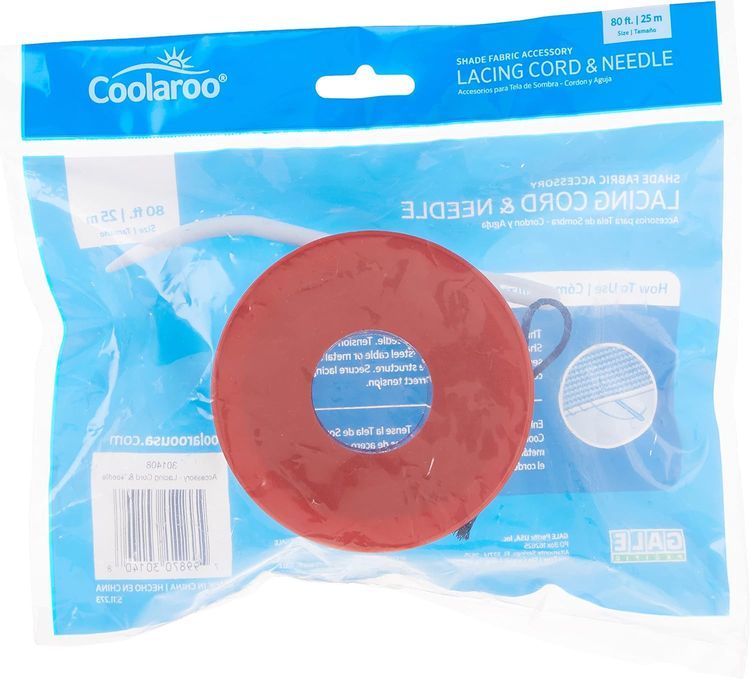 No. 10 - Coolaroo 301408, Lacing Needle Attachment and Placement - 5