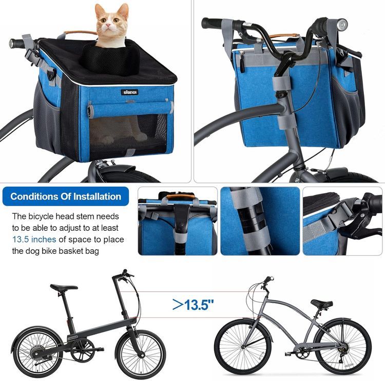 No. 9 - BABEYER Dog Bike Basket - 4