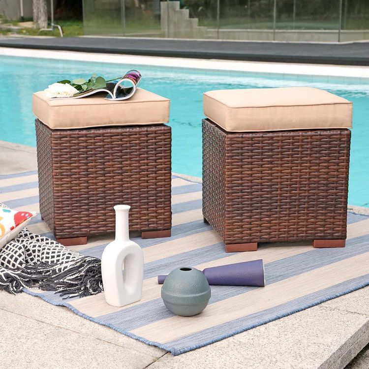 No. 2 - Patiorama Patio Ottoman - 2