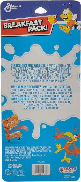 No. 3 - Taste Beauty General Mills Breakfast Cereal Flavored Lip Balm - 3