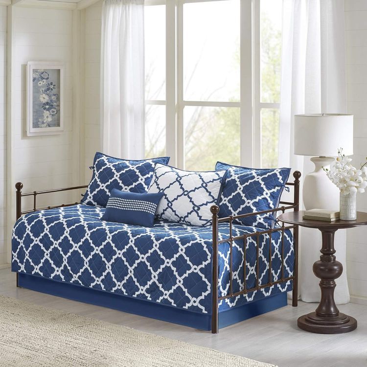No. 10 - Madison Park Essentials Merritt Reversible Daybed Cover - 1