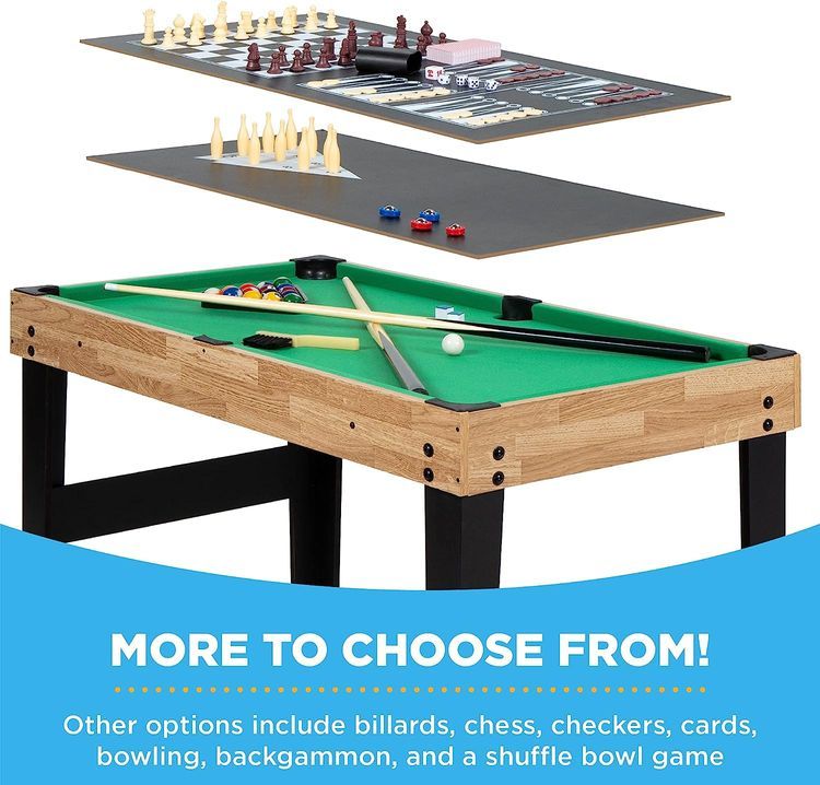 No. 1 - Best Choice 10-in-1 Combo Game Table Set - 4