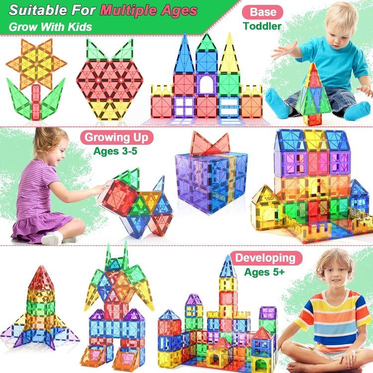 No. 7 - Magnetic Tiles Building Set - 5