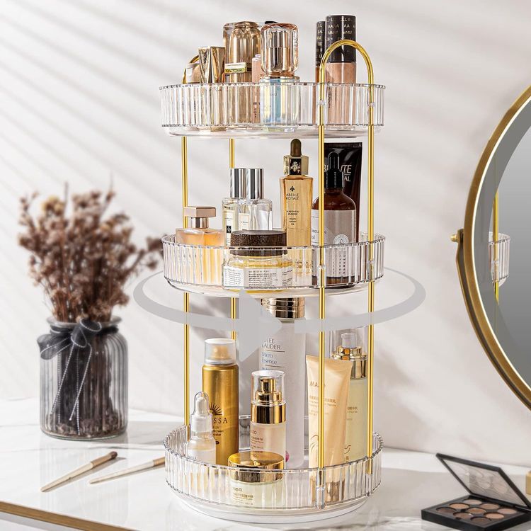 No. 4 - Weidace 360 Rotating Makeup Organizer - 1