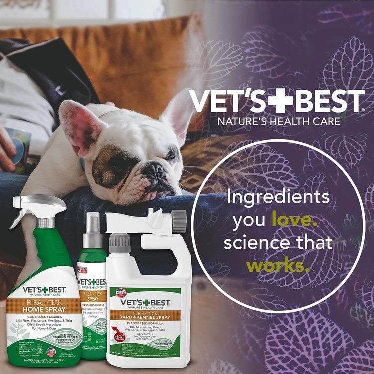 No. 1 - Vet's Best Natural Flea & Tick Spray - 4