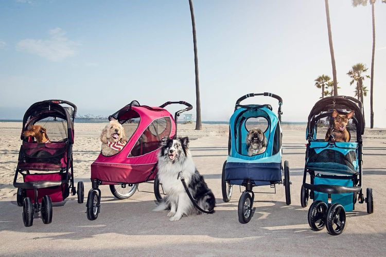 No. 10 - PETIQUE Razzberry Pet Stroller - 5