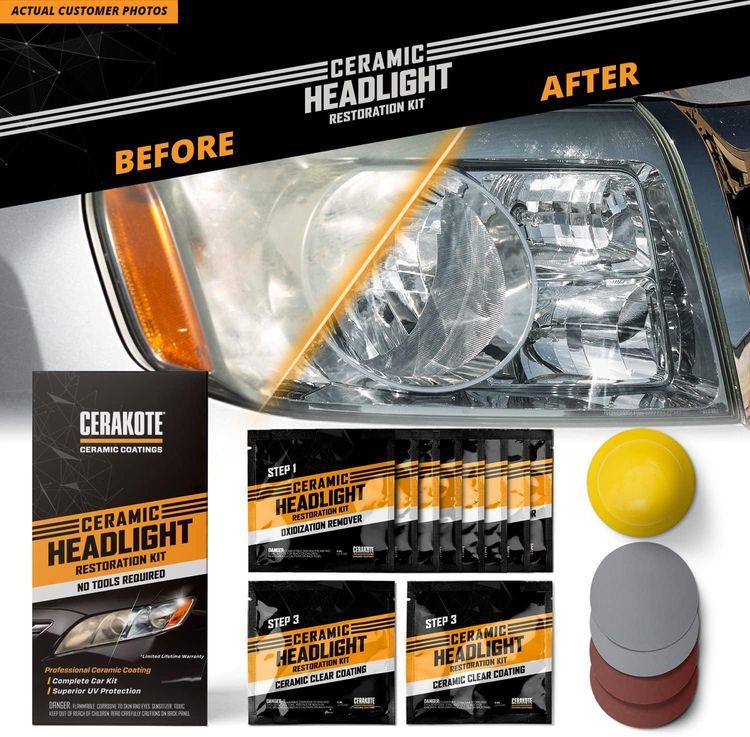 No. 1 - CERAKOTE Ceramic Headlight Restoration Kit - 5