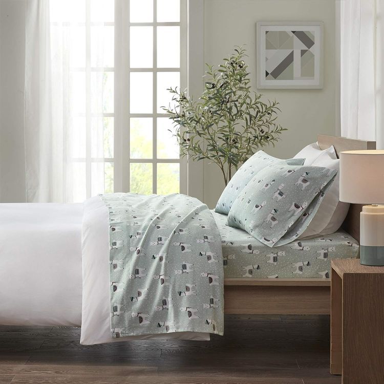 No. 10 - Sleep Philosophy True North Flannel Sheets - 1