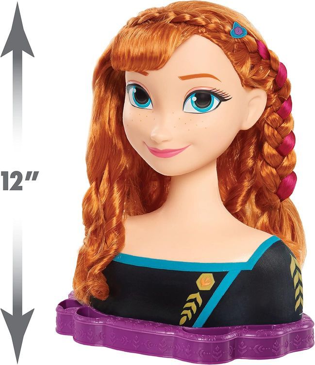 No. 3 - Disney’s Frozen 2 Queen Anna Styling Head - 5