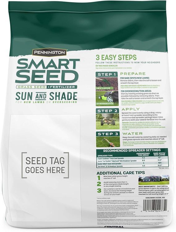 No. 7 - Pennington Smart Seed Sun and Shade Grass Mix - 2