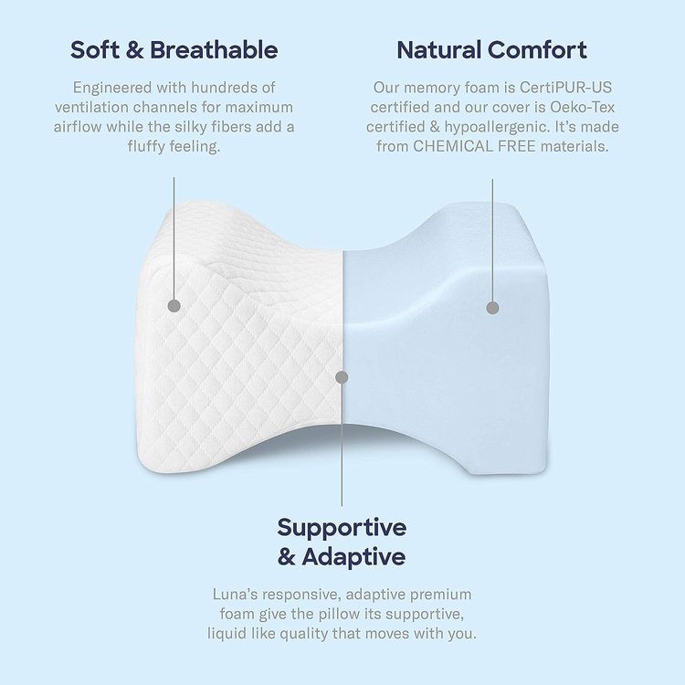 No. 2 - Luna Memory Foam Knee Pillow - 2