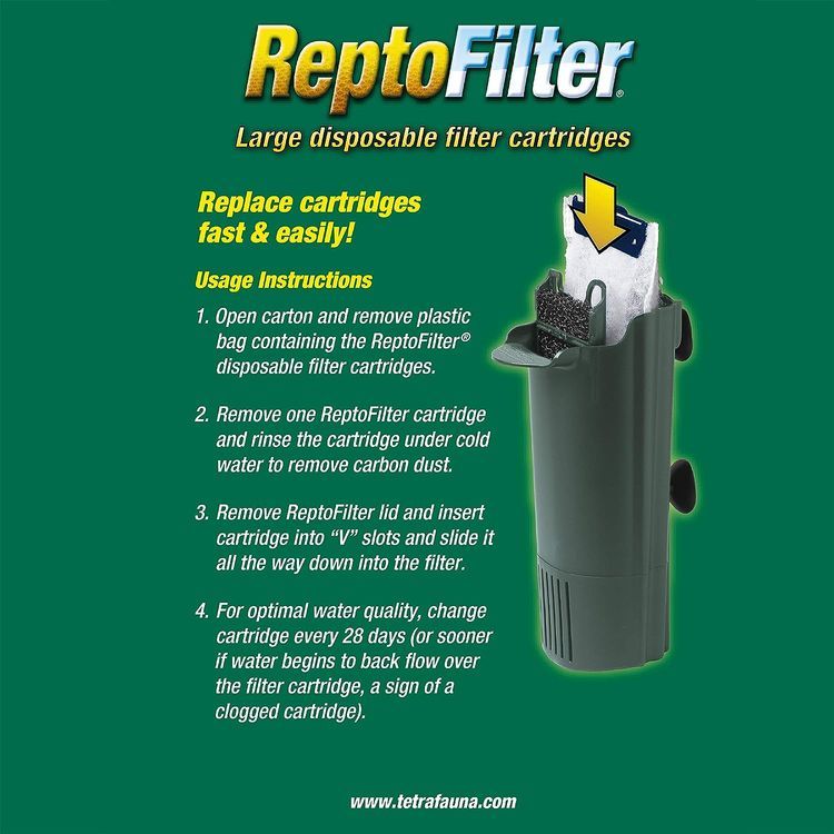 No. 4 - Tetra ReptoFilter Cartridges - Medium 3 pack - 2