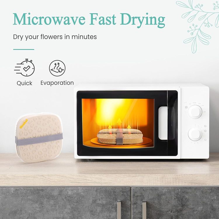 No. 7 - Etcokei Quickly Microwave Flower Press Kit - 3