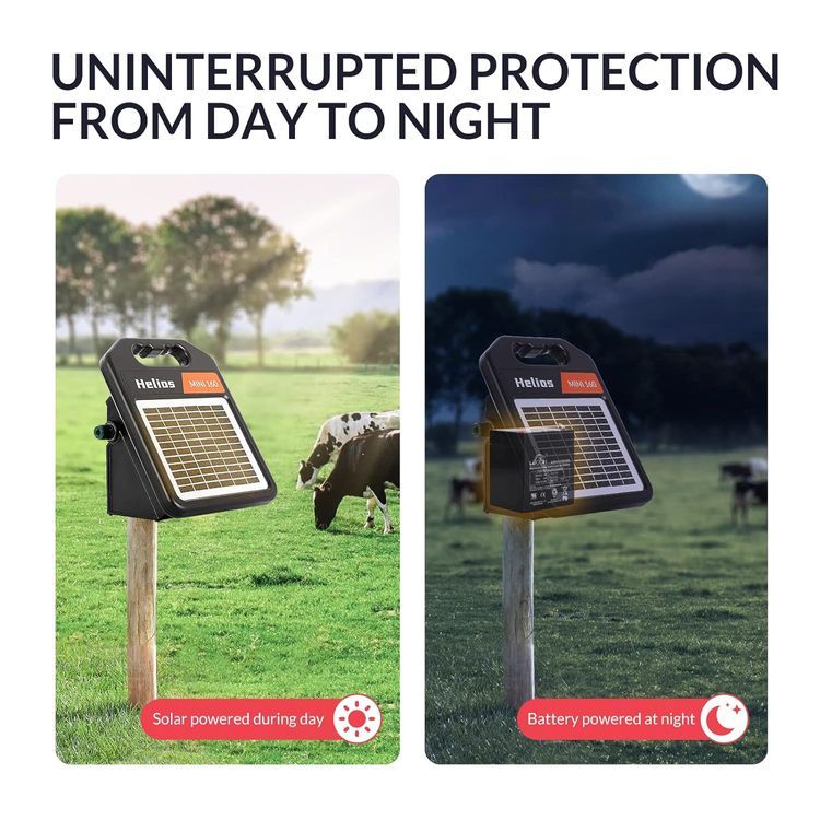 No. 1 - Andmon 10 Miles Solar Electric Fence Charger - 4